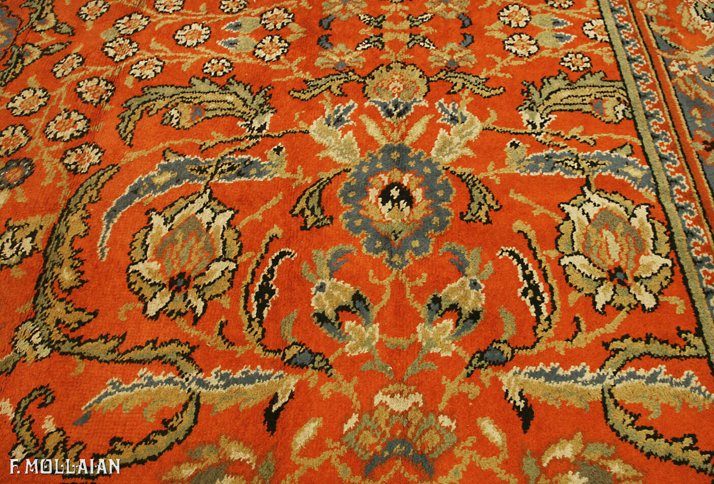 A Large Semi-Antique European Carpet n°:34580209